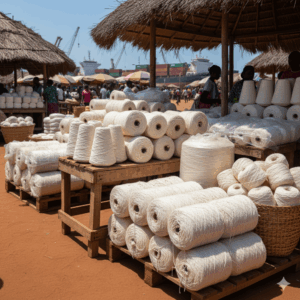 Cotton Yarn, Single, Uncombed